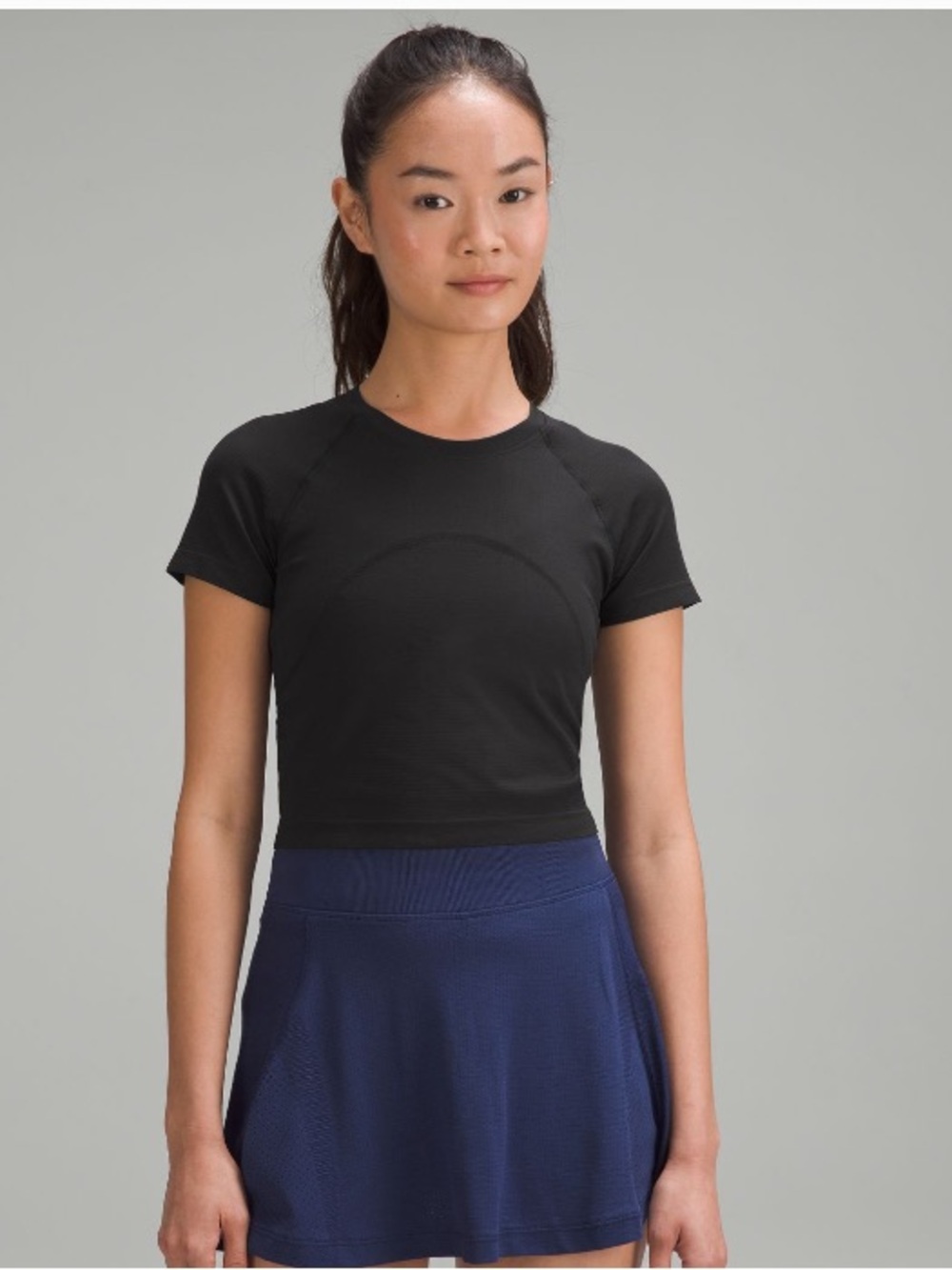 Lululemon Swiftly Tech Cropped Short-Sleeve
Shirt 2.0 | size 8